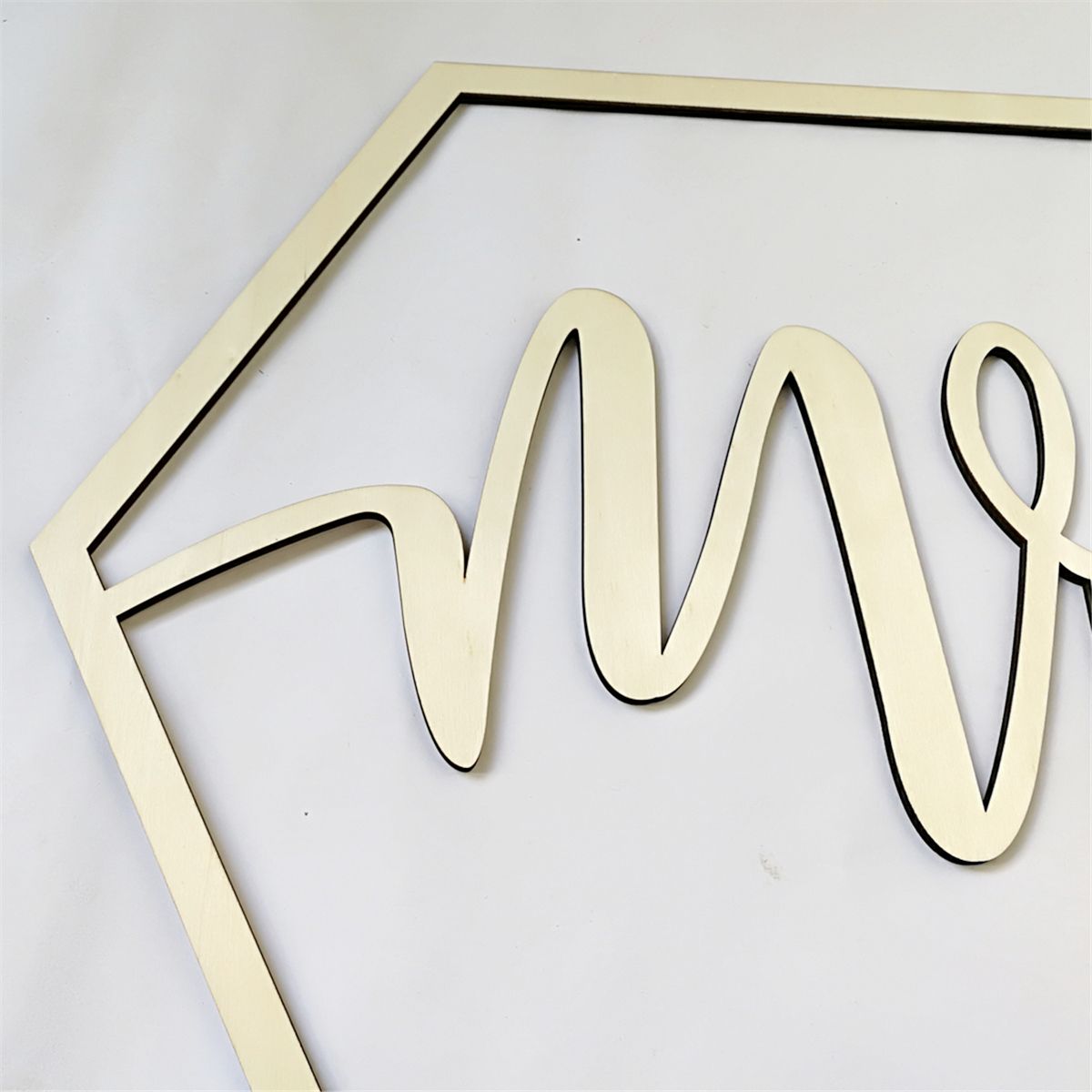 Decoration Life Mr. & Mrs. Wedding Bride Groom Chair Signs Set Hanging Wooden Party Decoration