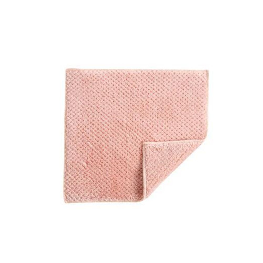 Yfashion Coral Fleece Kitchen Cleaning Rag Super Absorbent Non-stick Oil Hangable Dish Cleaning owel