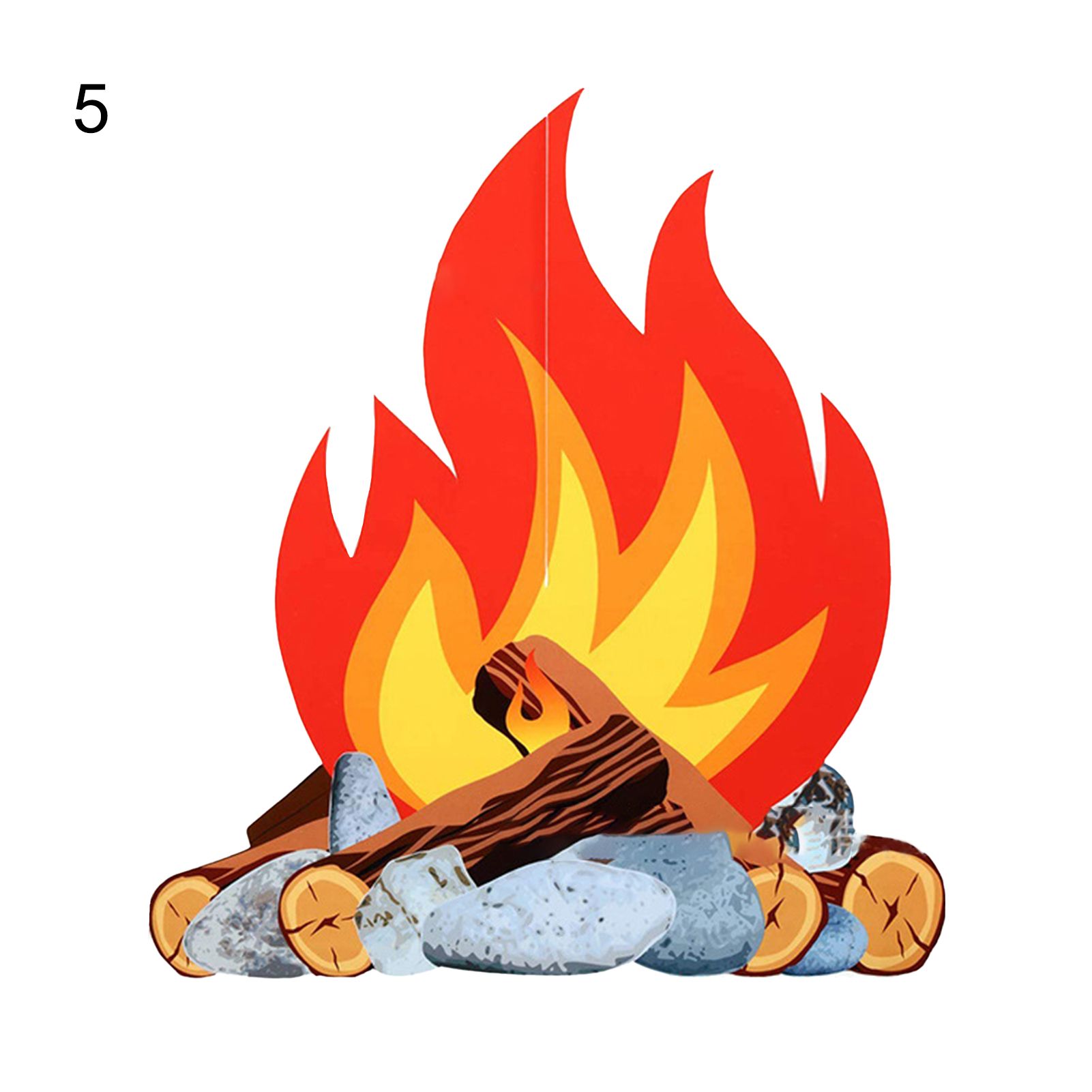 Artificial Fire Easy to Assemble Safe Artificial Campfire