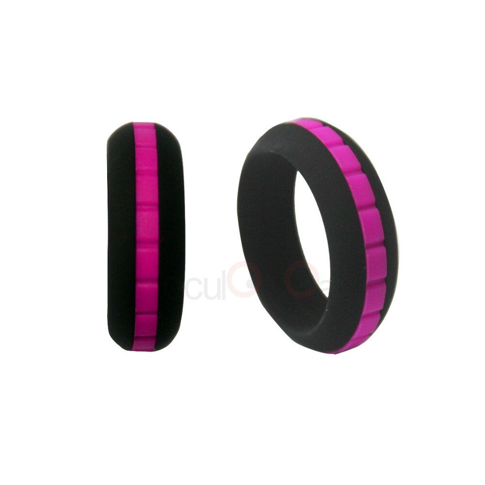 Combinations Silicone Ring Can DIY Change Color Hypoallergenic Crossfit Flexible Rubber Finger Ring For Men Women Gift 2019 New