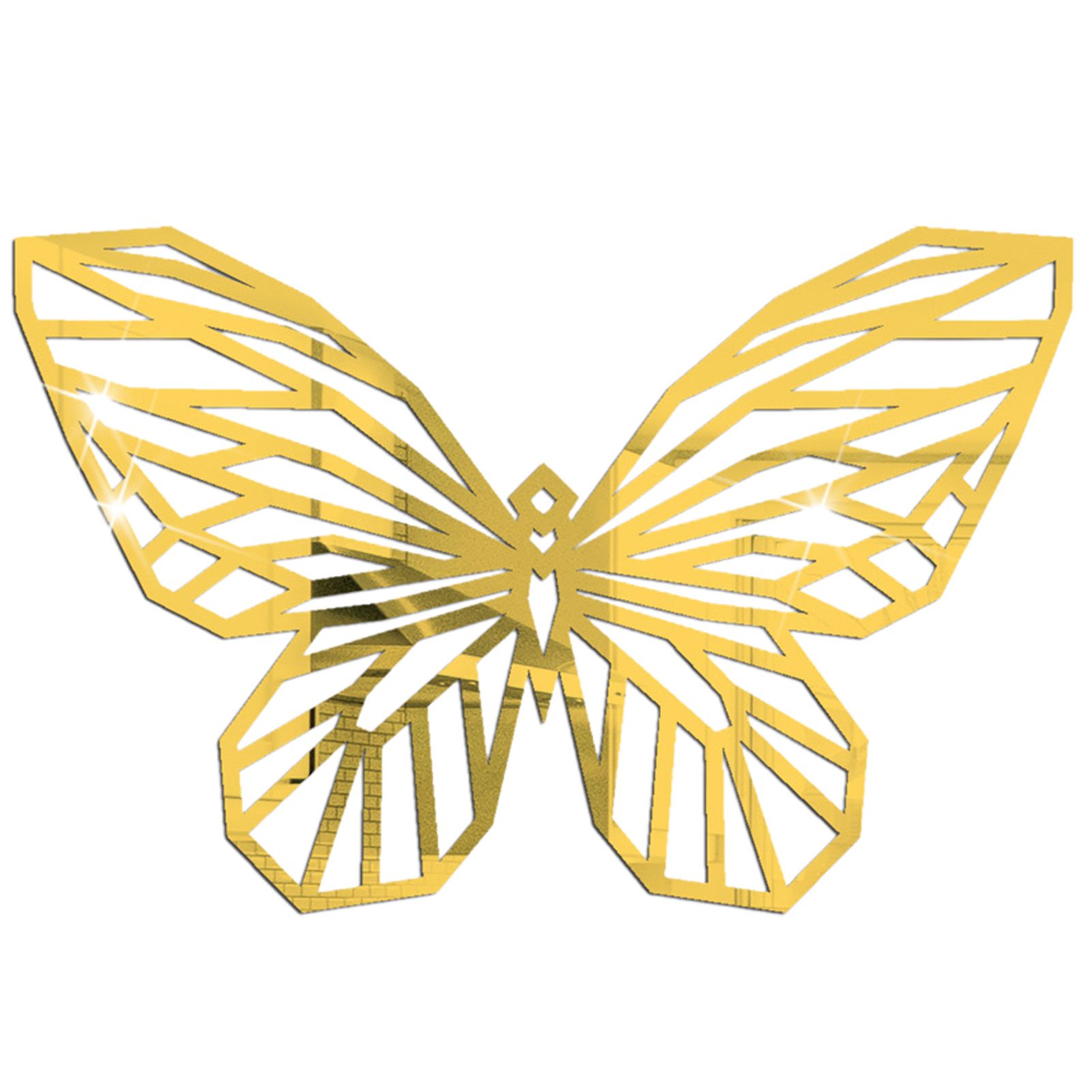 rror Decal Waterproof Artistic Butterfly Wallrror Sticker