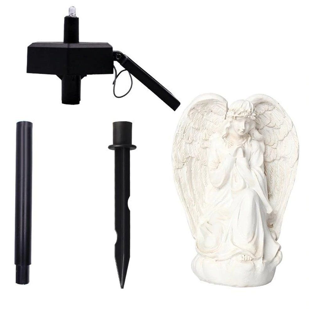 Solar Outdoor Stake Light Solar Angel Pattern LED Garden Lamp Waterproof