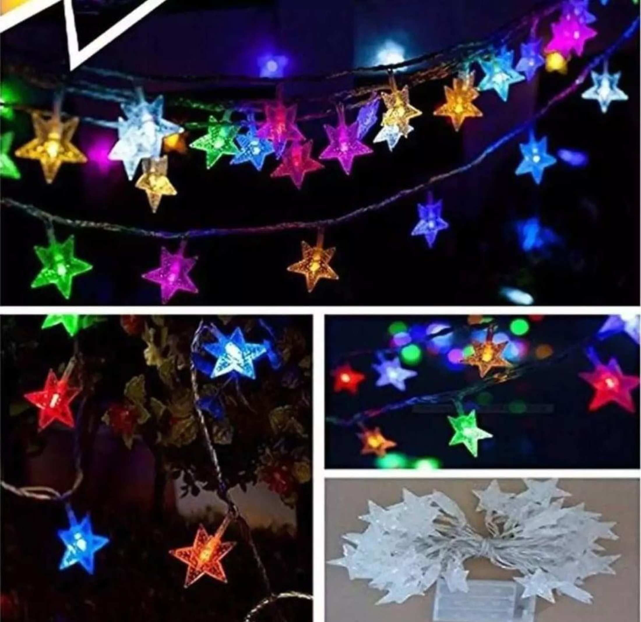 Star Shaped LED Light - Multi Color Decorative Light - medium