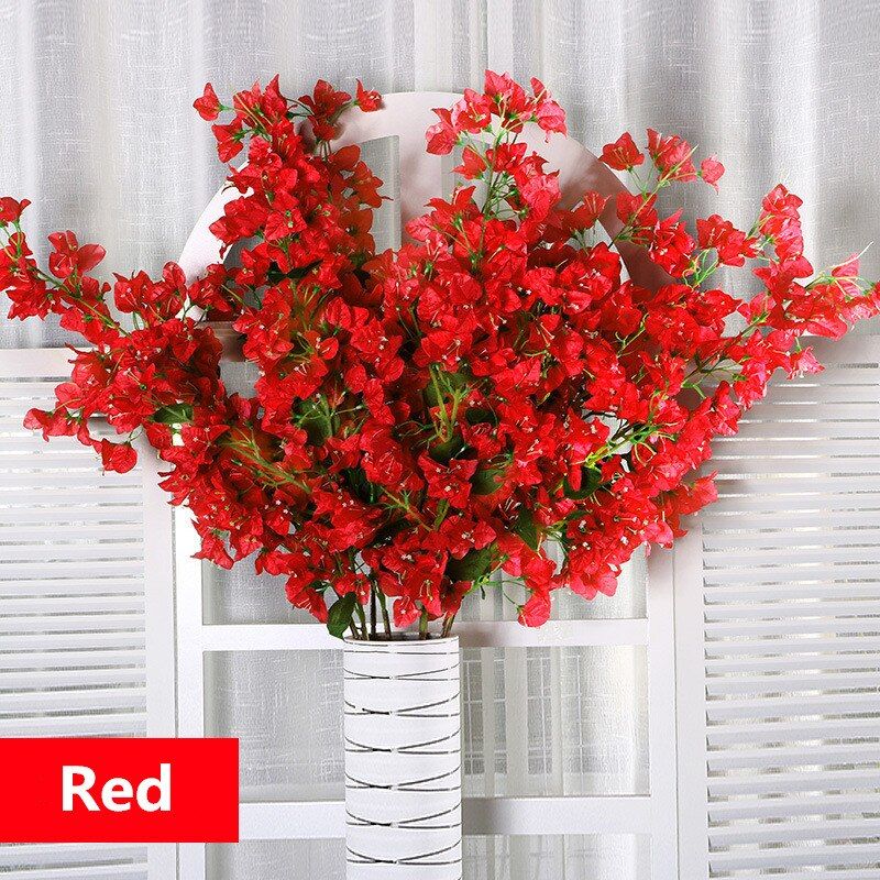 Artificial Bougainvillea Flower Silk Artificial Flower Wedding Decoration DIY Party Decoration Flower Wall Garland