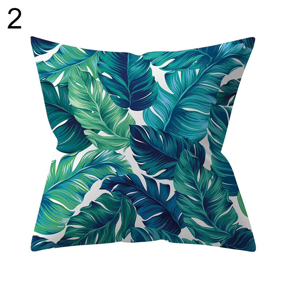Leaf Dot Heart Plaid Throw Pillow Case Cushion Cover Sofa Bed Car Cafe Decor