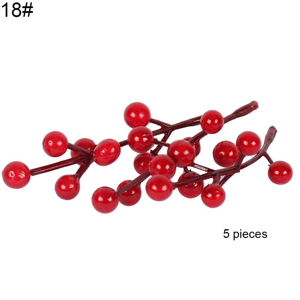 1 Bouquet Foam Artificial Flower DIY Christmas Wedding Gift Craft Branch Decor