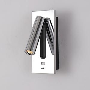 bedroom Wall Lamp LED Home interior Reading Lighting hotel headboard 3W book led wall bed USB bedside lighting modern