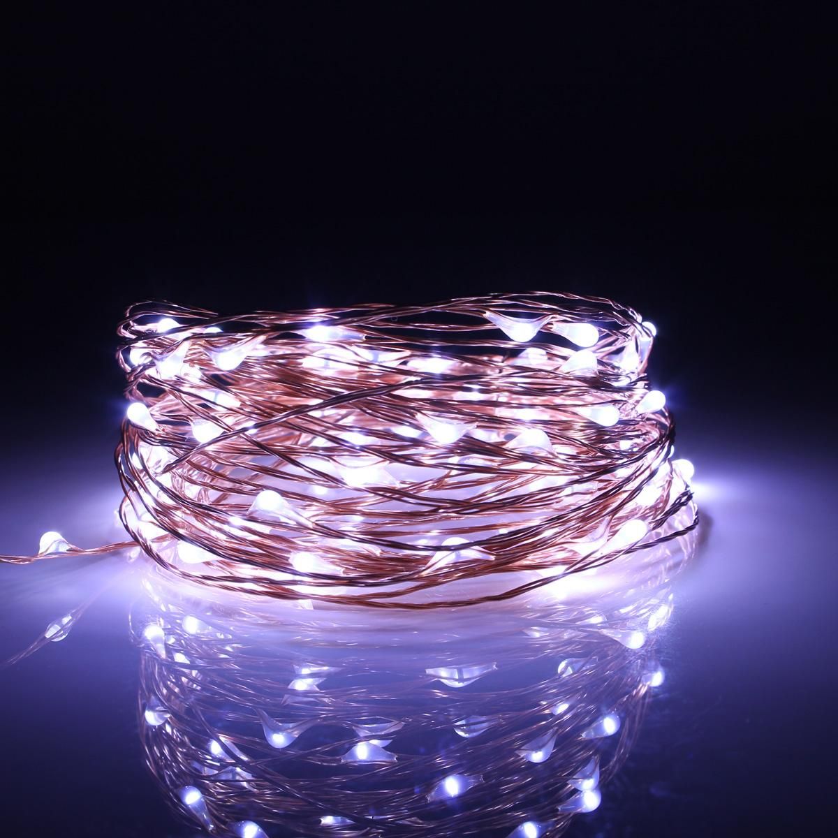 Light up life 13M long 120 Led String Light Sensor 4.8W IP67 Solar Power Lamp Wedding Party Home Outdoor Fairy Festive Decor Holiday Xmas