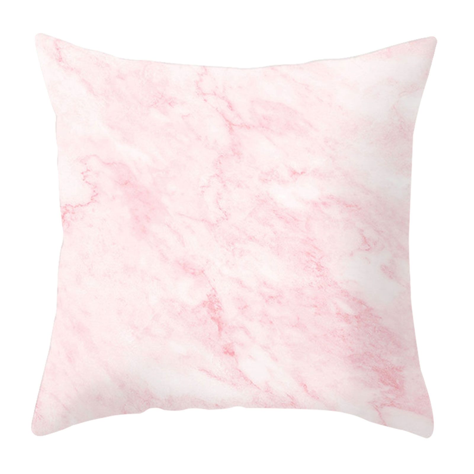 Cushion Cover Soft Washable Square Shape Rose Feathers Nordic Pillowcase for Bed Sofa