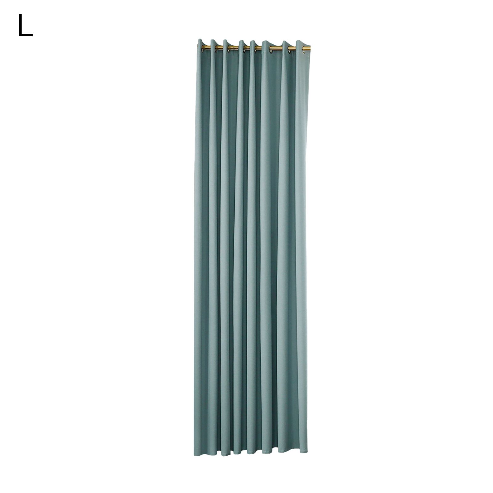 Blackout Curtain Durable Multifunction Minimalism Grommet Thermal Insulated Curtain for Bedroom