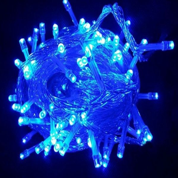 Outdoor String Light10M 20M 30M 50M 100M Led Garland String Fairy Light 8 Mode Christmas Light Holiday Wedding Party--White--220V 50M