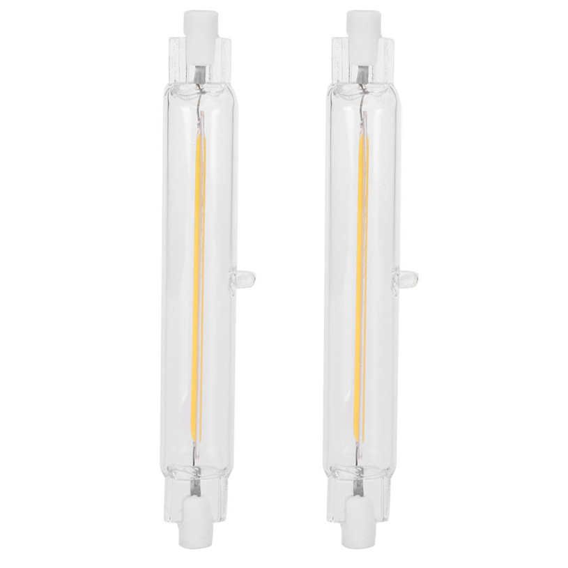 2Pcs R7S Light Bulb COB 15W Double Ended Source 118mm Flood Accessory 220V