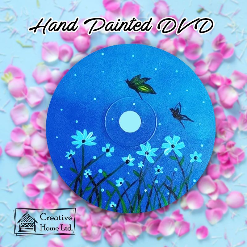 Hand Painted DVD Acrylic Color CD Painting For Home Decoration Hand Painted Acrylic Painting Wall Decoration & Gift