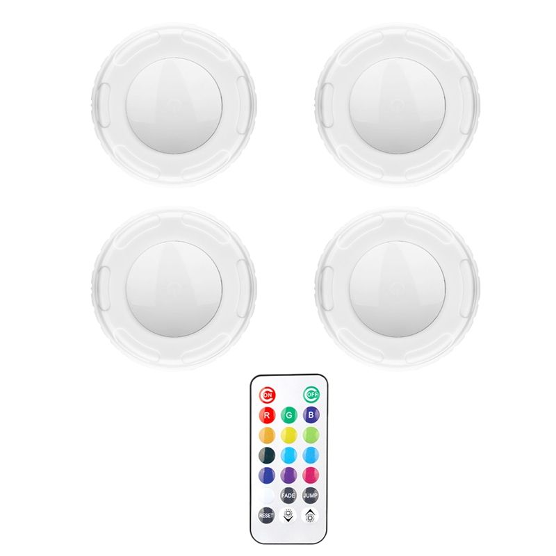 RGB Night Light with Remote Control 4 in 1 Suitable for Bedside Lamp Locker Corridor Staircase Kitchen Utility Room