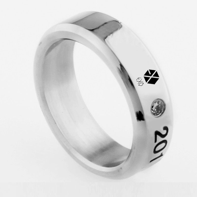 KPOP MONSTA X Ring Fashion Finger Rings EXO TWICE SEVENTEEN MAMAMOO Accessories for Men and Women
