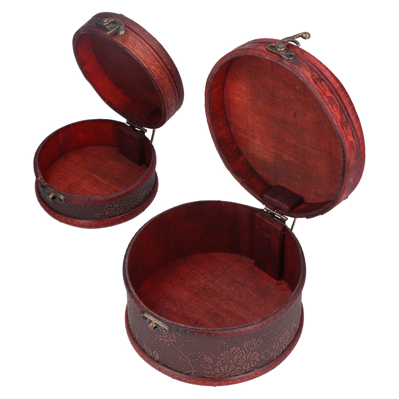 FEBT Jewelry Wooden Case Gift Box Shape Lightweight Classical For