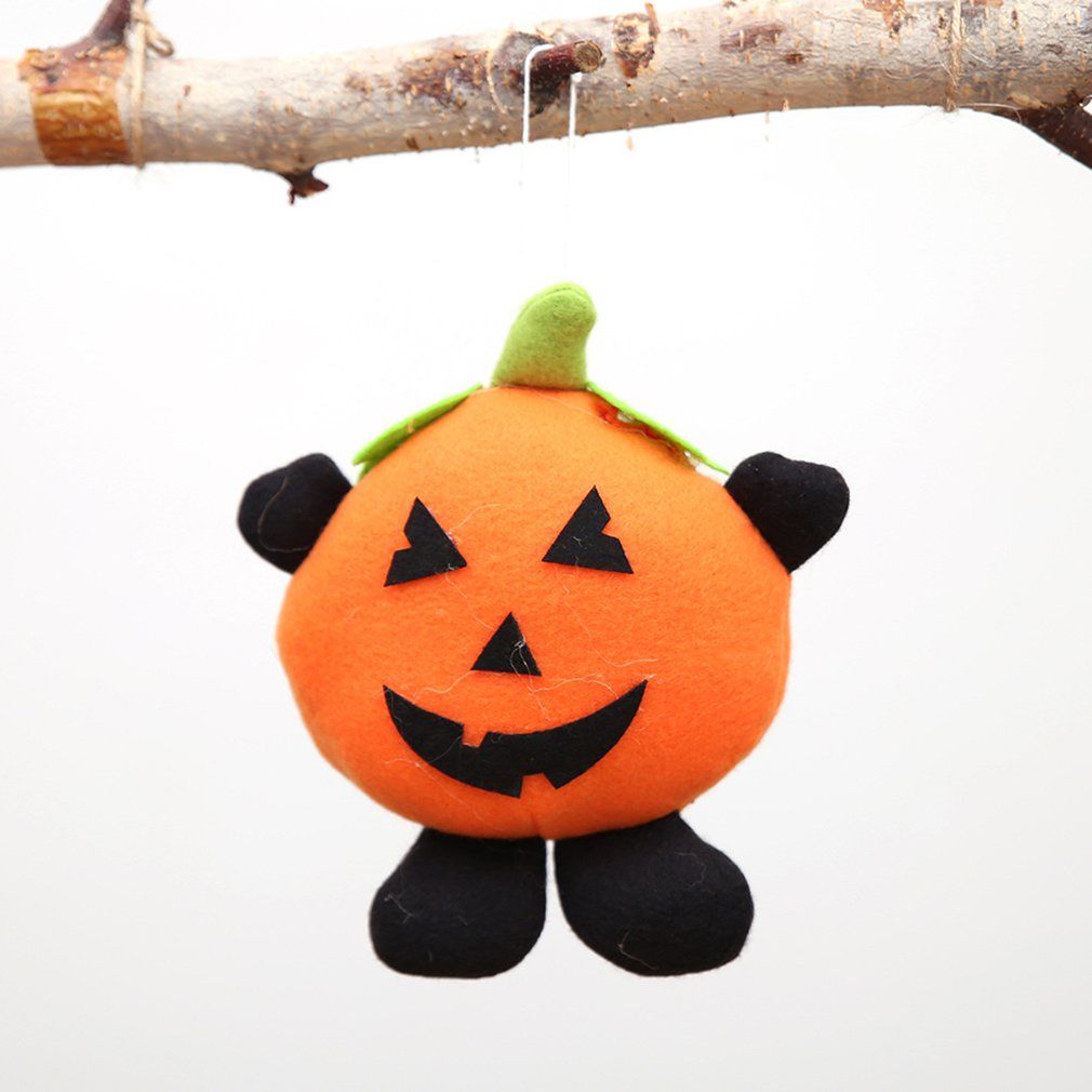 New Halloween Decorations Dolls Pendant Ghost Festival Pumpkin Witch Doll Decoration Children'S Gift Toys Pumpkin