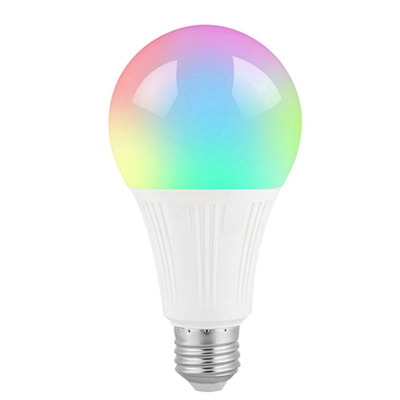 WiFi Smart Bulbs Work with Alexa Voice Control E27 LED Smart Light Bulb Equivalent Indoor Lighting Neon Changing Lamp