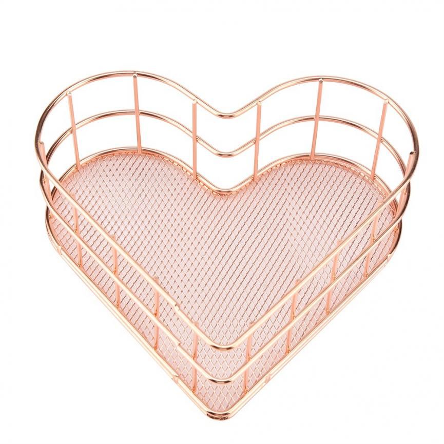 Multifunctional Anti-rust Iron art Shape Storage Basket Household Office
