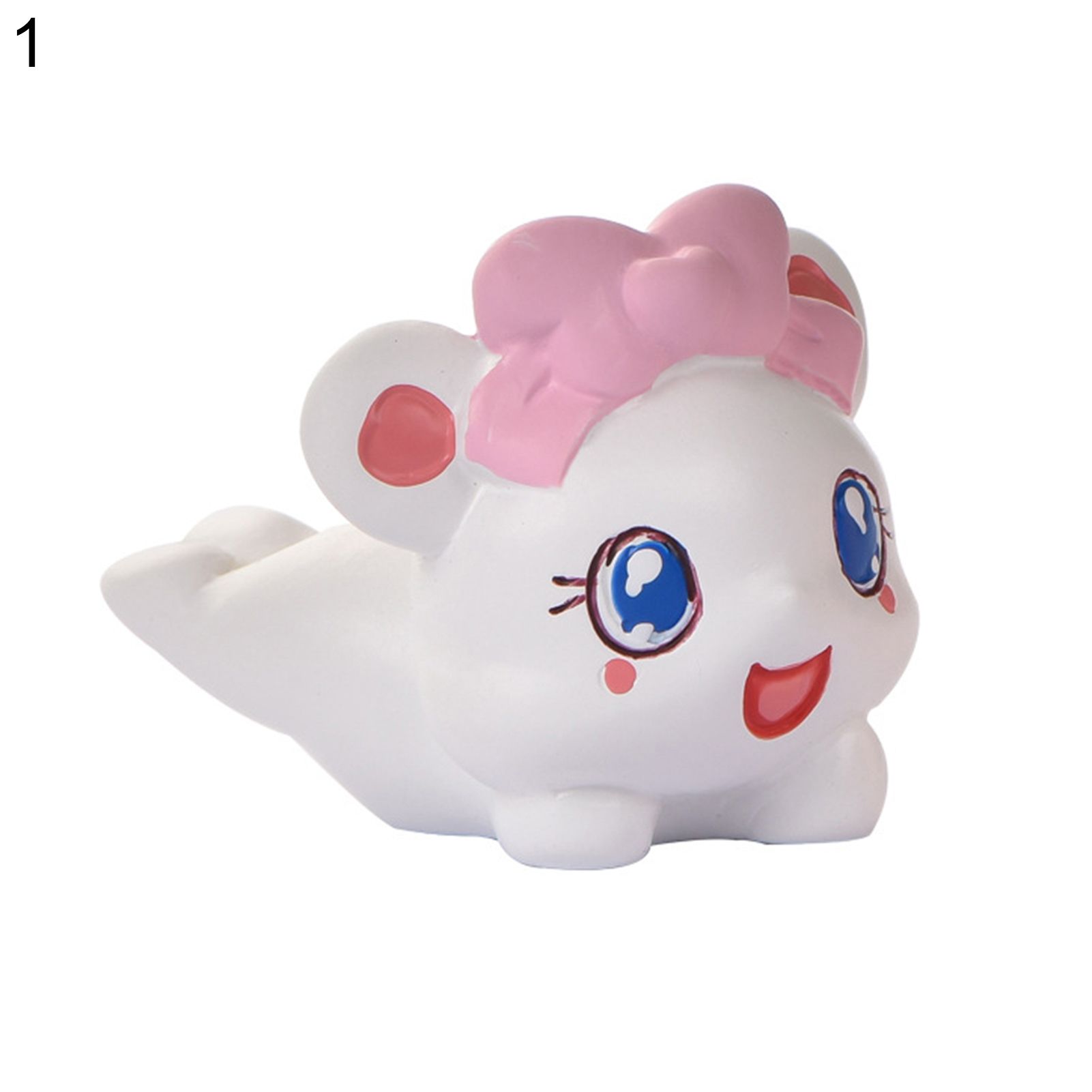 niature Decor Vivid Assorted Fairy Kitten Alpa Statue Decor