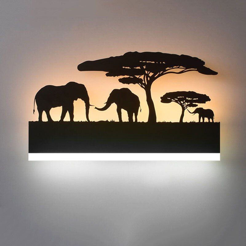 12w Black Modern Wall Lamp For Home Sconces Wall Light Decoration Wall Bedside Light Living room Bedroom Dining room AC110V 220V