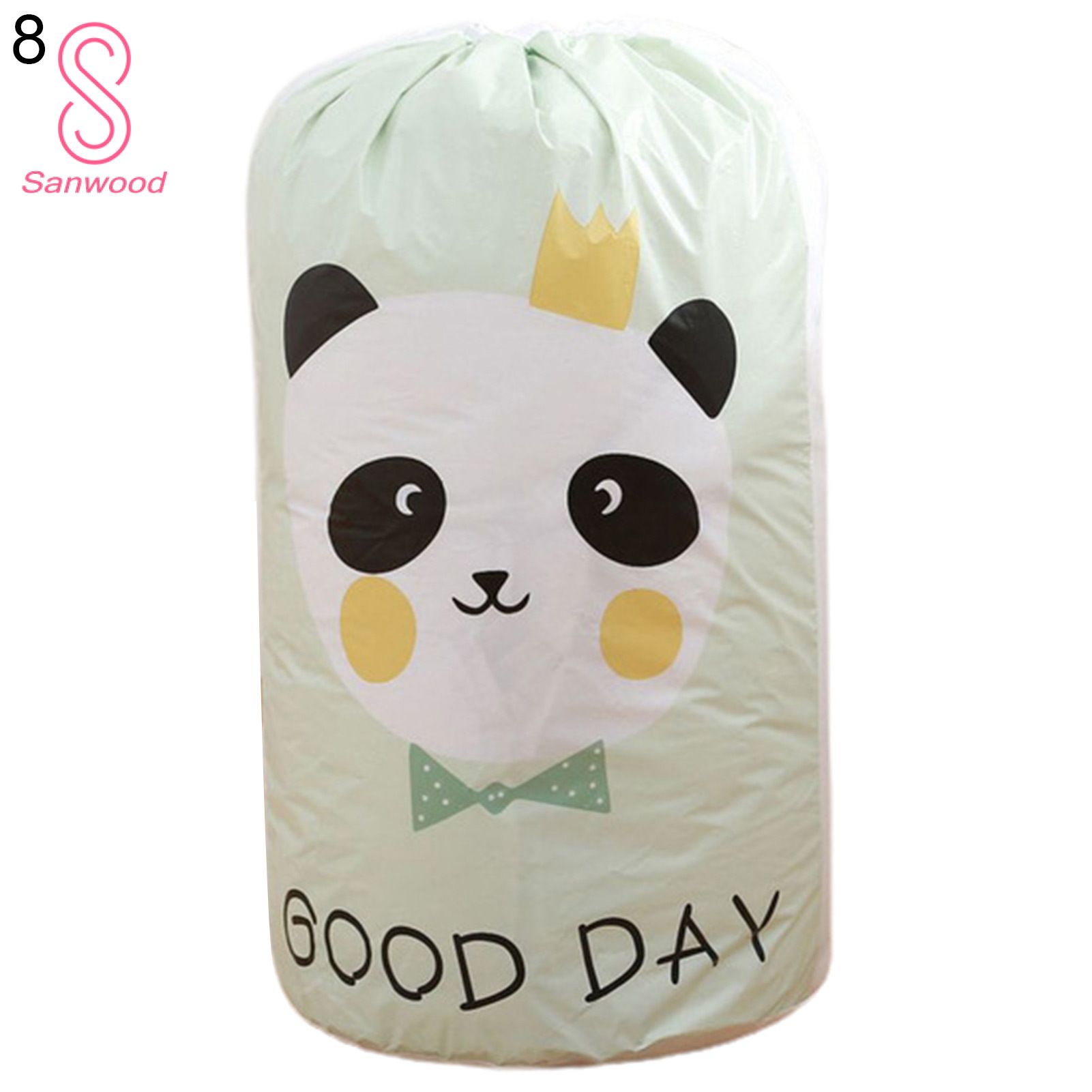 Drawstring Organizer Easy to Clean Pillow Clothes Toys Holder Bag