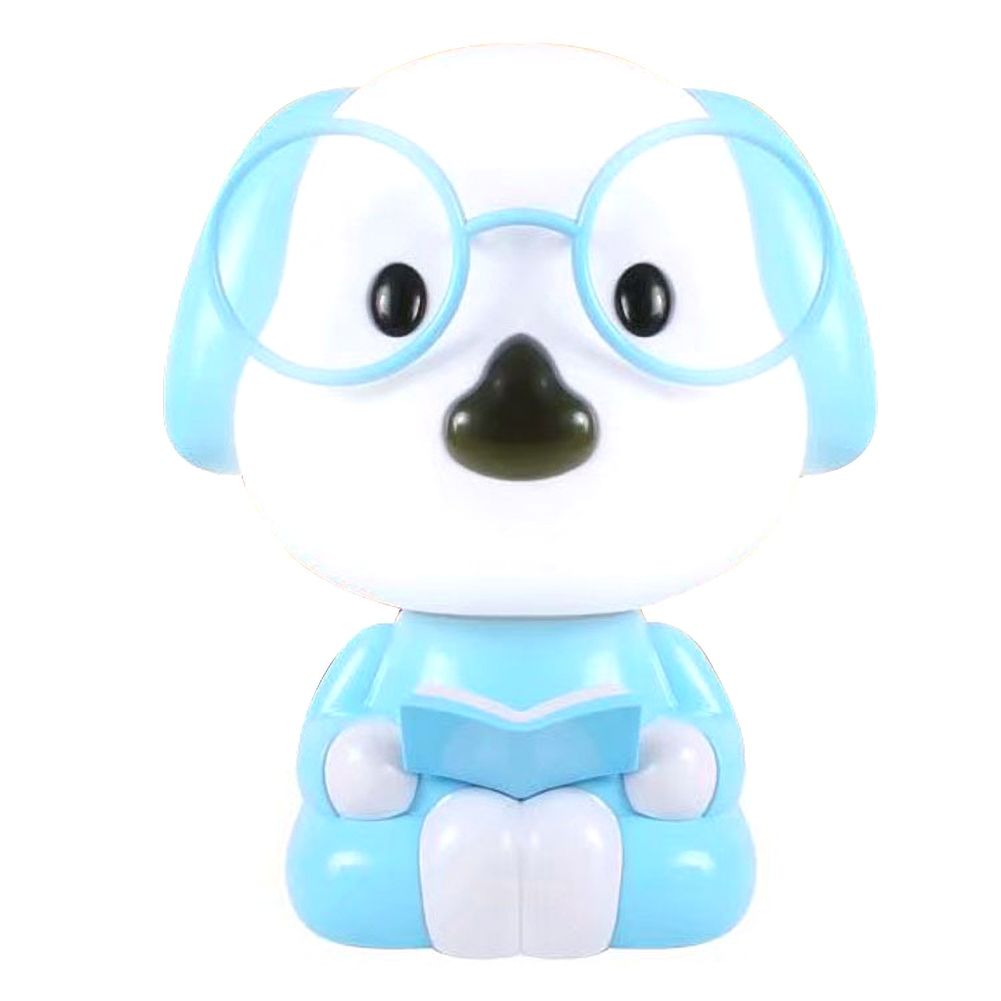 Children Bedroom Plug-in LED Night Light Cartoon Dog Reading Desk Lamp Decor