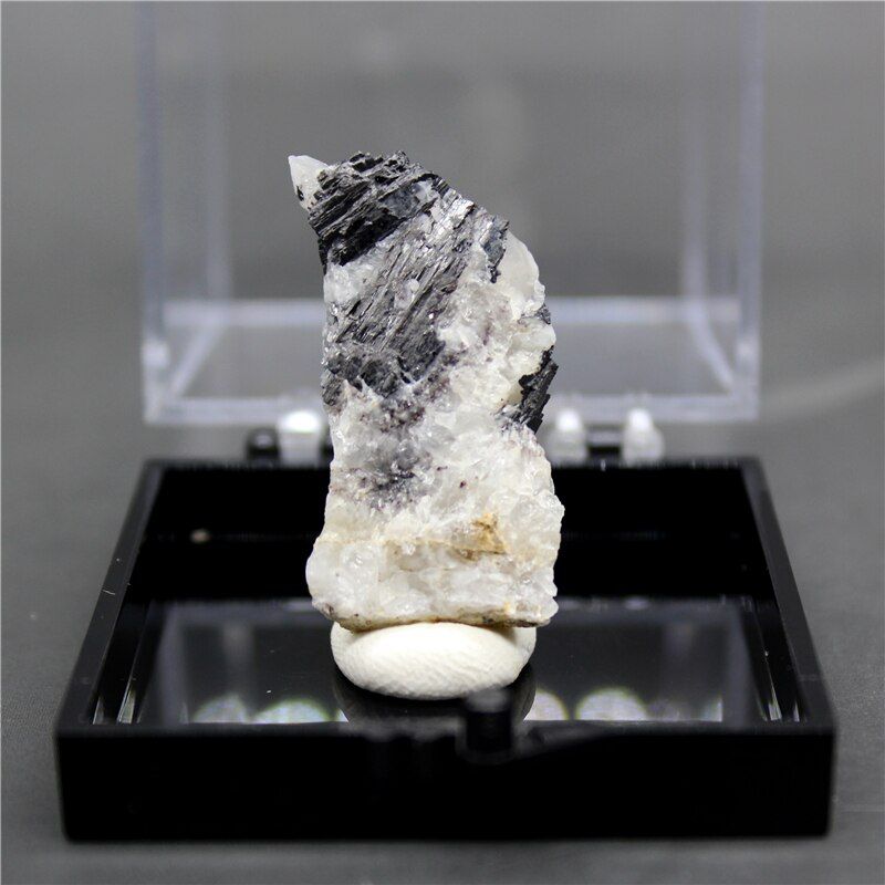 100% natural Wolframite and silica symbiotic mineral specimen stones and crystals collection gemstones quartz healing crystal