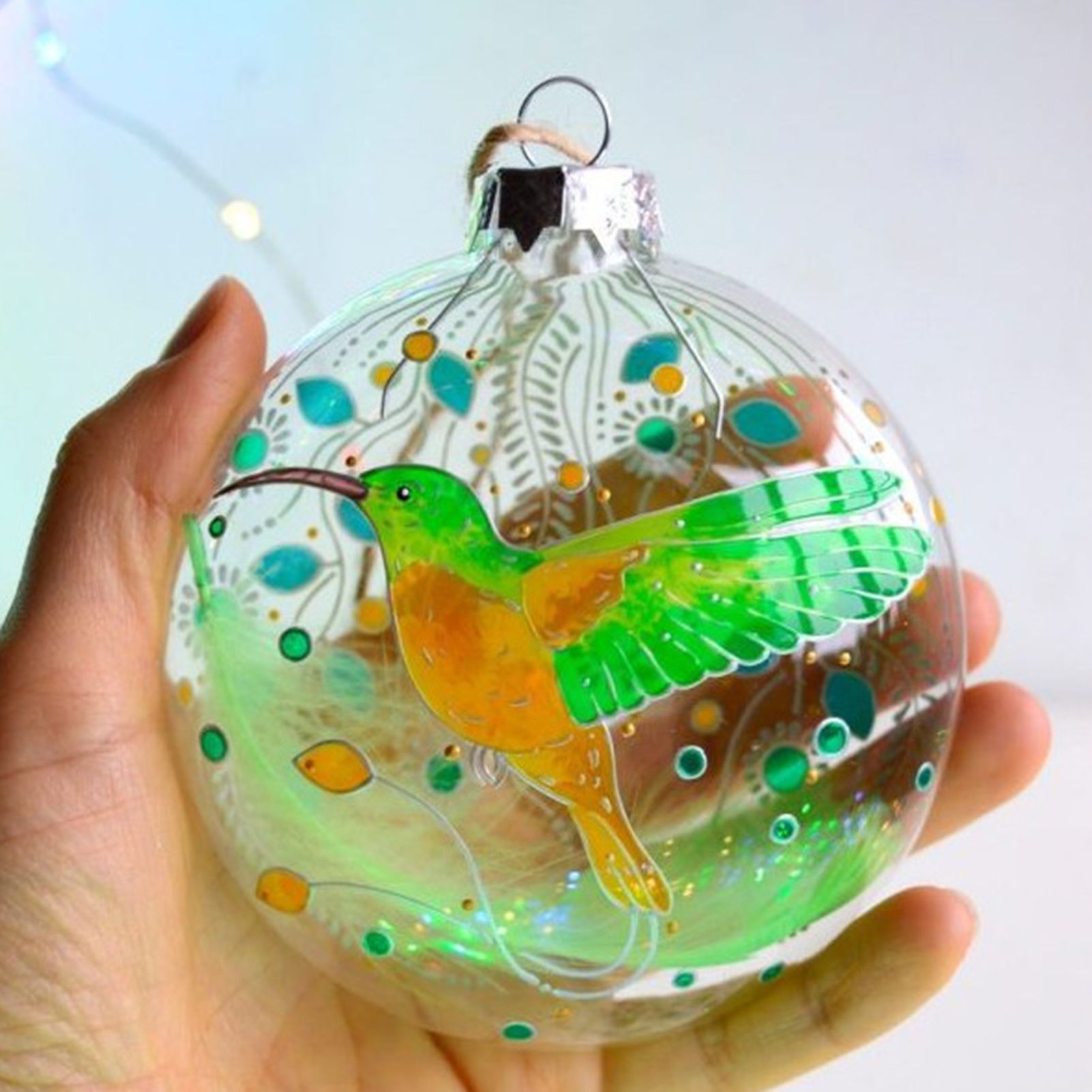 Bird Ornament Anti-fade Christ Hummingbird Pendant