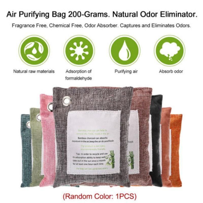 1Pcs Activated Carbon Shoe Deodorant Bamboo Charcoal Bag Air Closets Desiccant