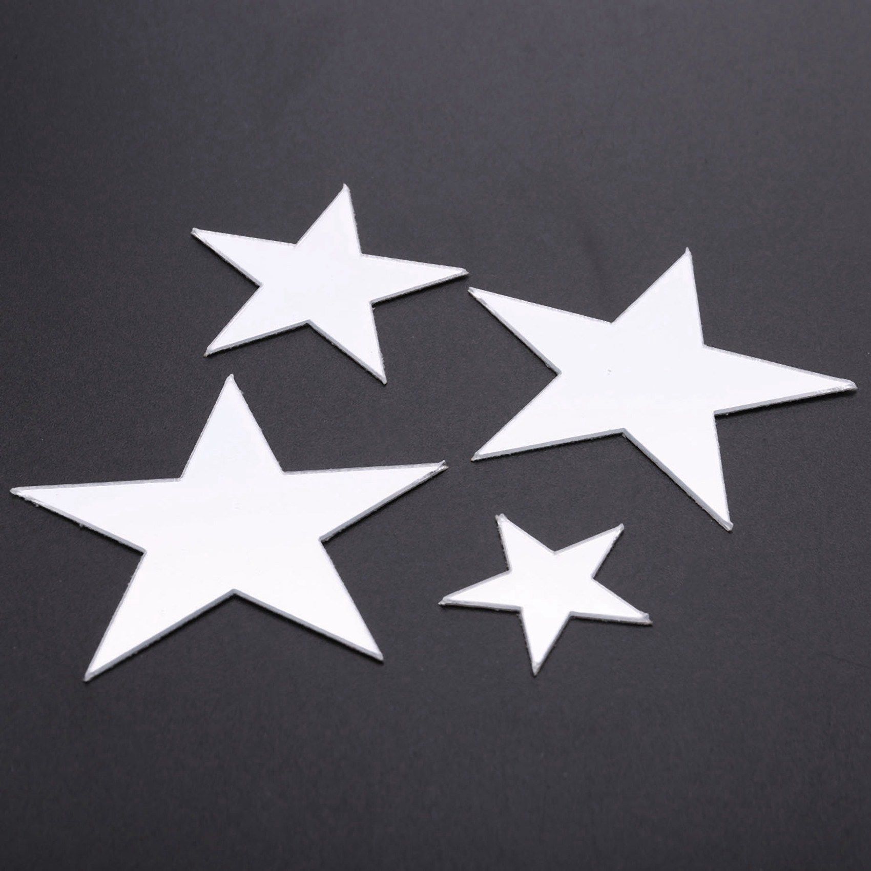 3D Sticker, 40 X Star Art Mirror Wall Sticker Surface Decal Home Room DIY Art Decor ()
