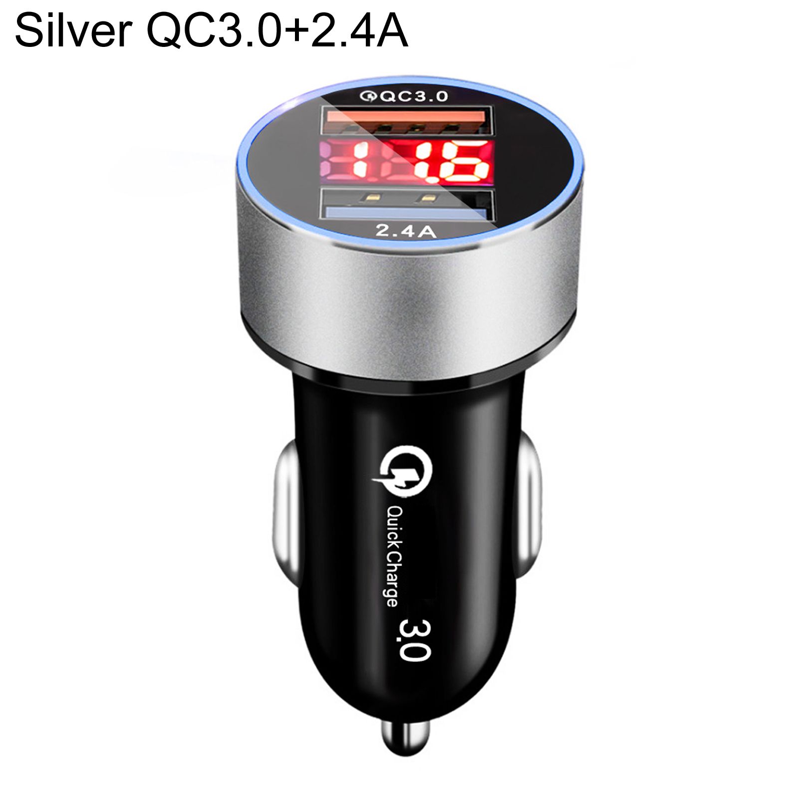 Car Charger Adapter Reliable LED Display Car Charger Adapter