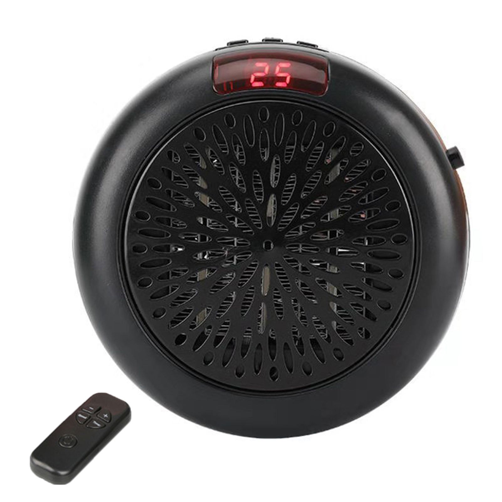 Space Warmer Efficient Heating EU Plug Timing Air Heater Fan with Remote Control