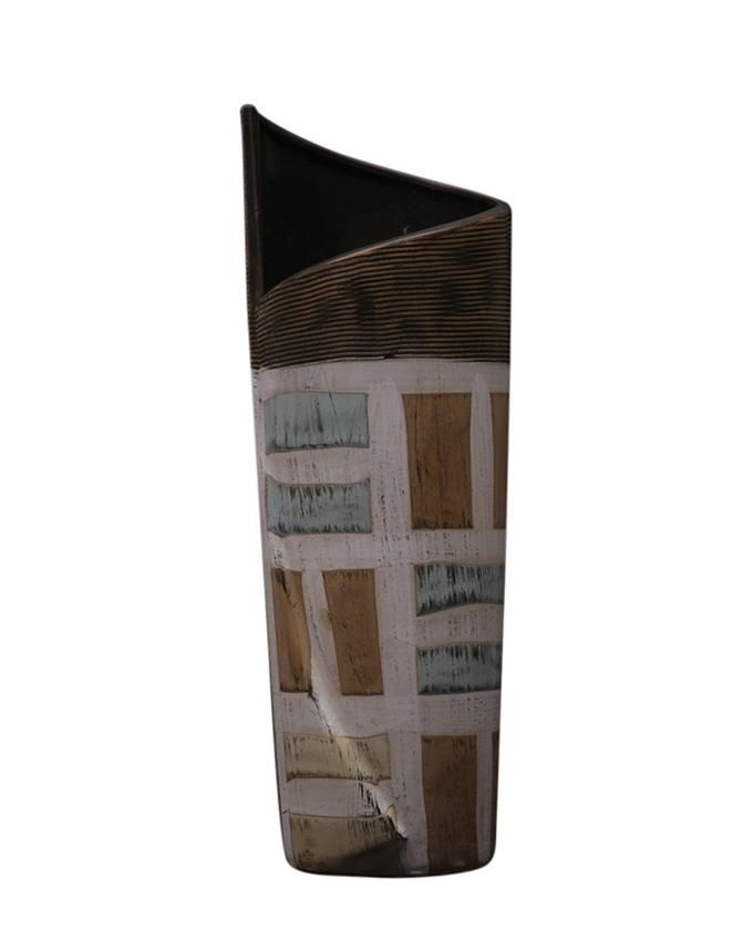 Ceramic Vase - MultiColor Height 12 Inch Wide 4.5 Inch Material Ceramic