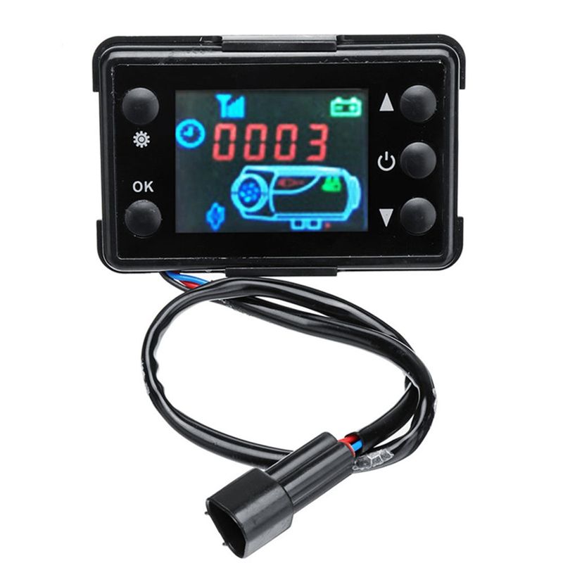 12V/24V 3/5KW LCD Monitor Switch Remote Control for Car Truck Air Crude  Heater
