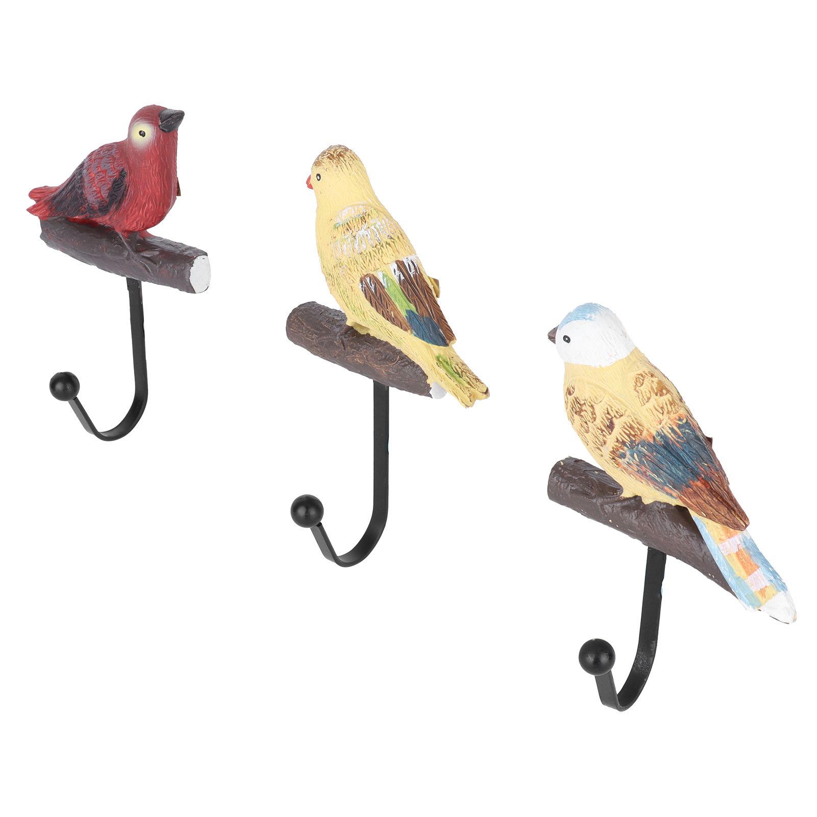 Luroze Wall Mounted Coat Hook Effective Bird Vivid And Interesting With