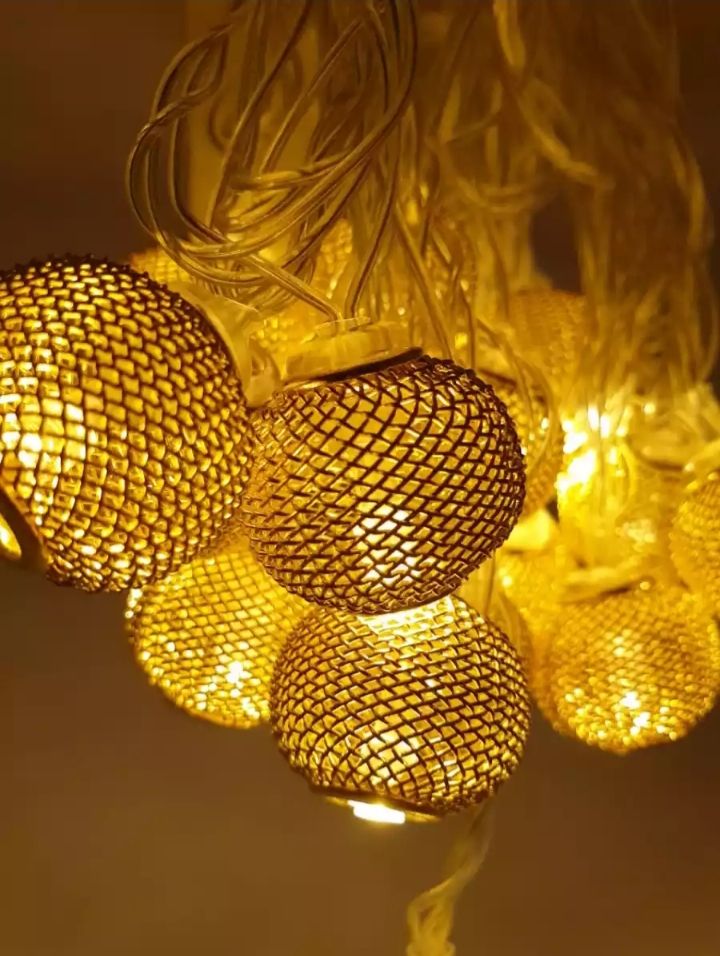 Metal fairy light Mini bulb shape lantern wedding decoration party light