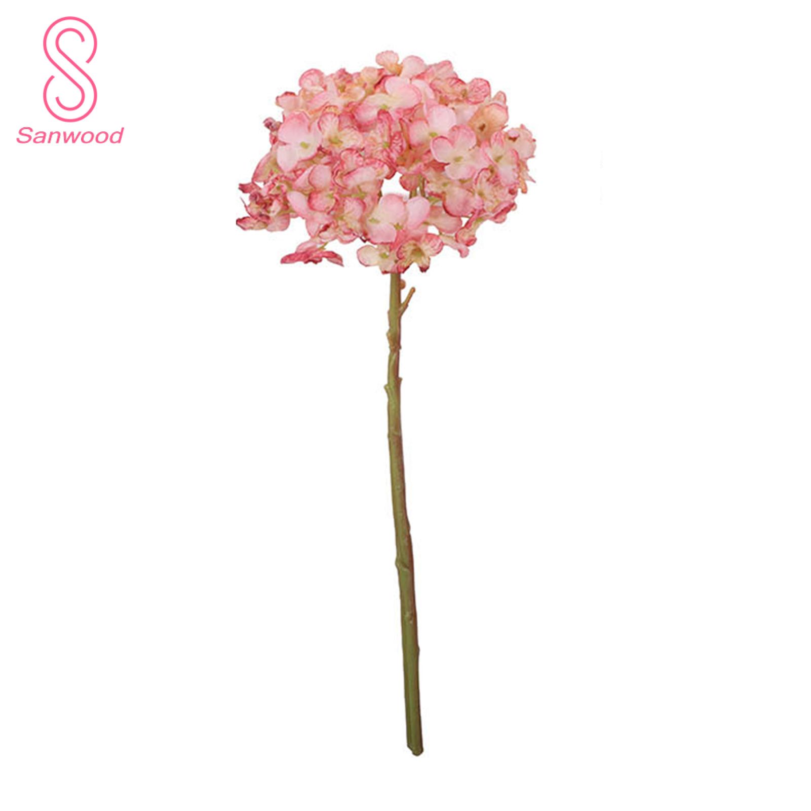 Faux Silk Flower Exquisite Beautiful Fake Hydrangea Flower
