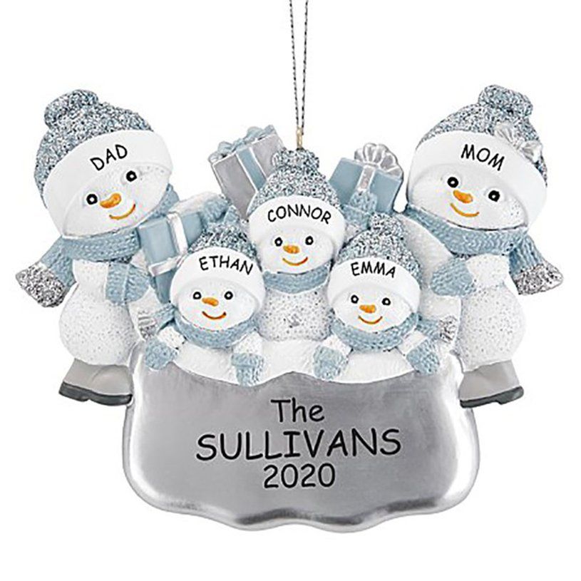 Christ Pendant Creative ChristSnowman Family DIY Blessing Pendant ChristDecoration Gifts