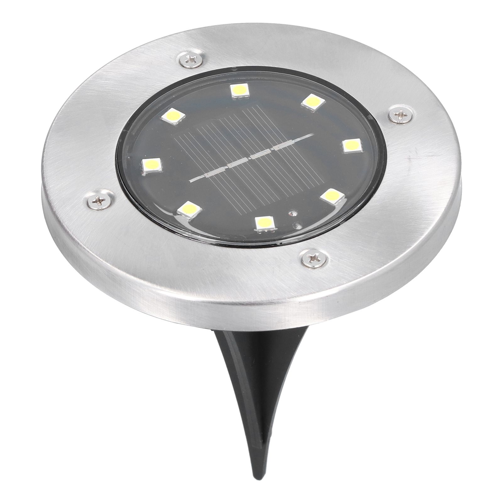 8LED Garden Solar Buried Light Outdoor Landscape Lawn Courtyard Street Lamp D FS