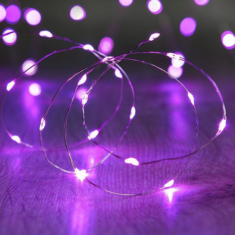 2/5/10m USB LED Copper Wire Fairy String Lights Garland Wedding Party Decor