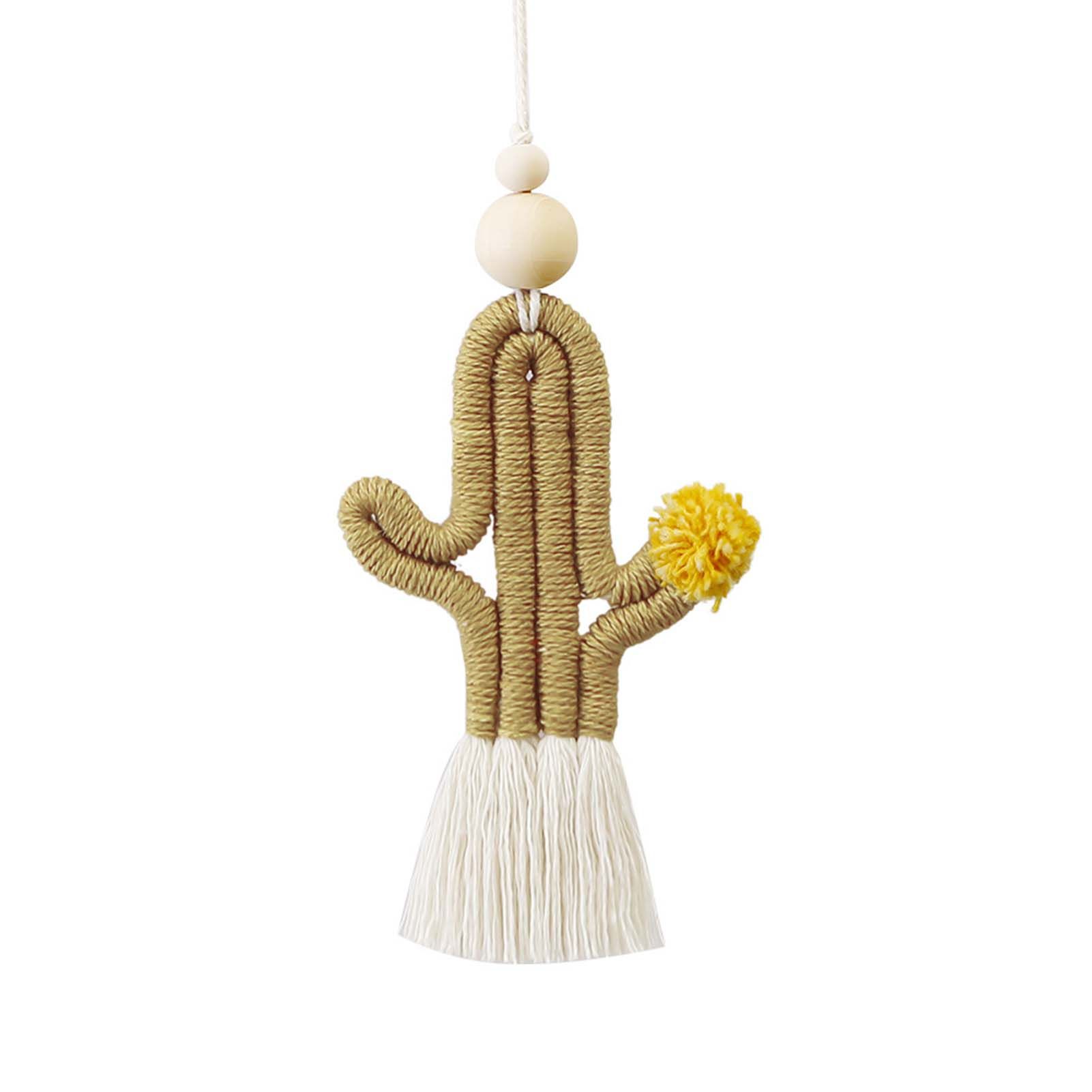 Wall Hanging Art Eye-catching Crochet Decoration Car Pendant