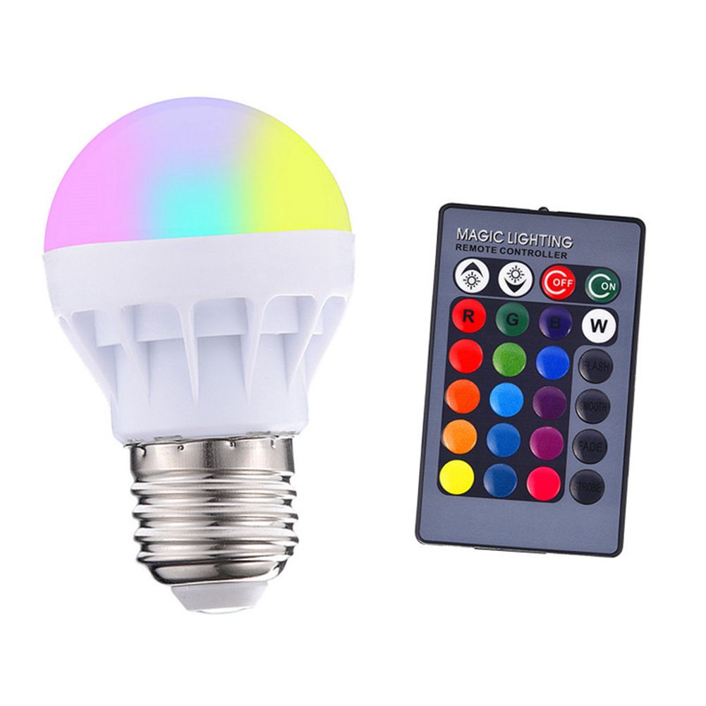 Yfashion Aluminum Rgb Colorful Rgbw Bulb  Lamp Decorative Light specification:3W RGBW with memory