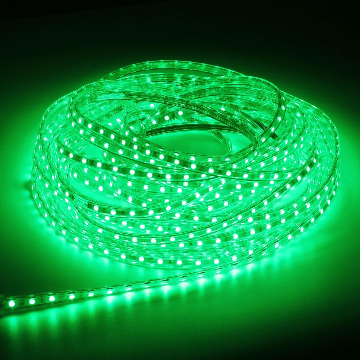14m 5050 LED Flexible Tape Rope Strip Light Xmas Outdoor Waterproof 110V/220V