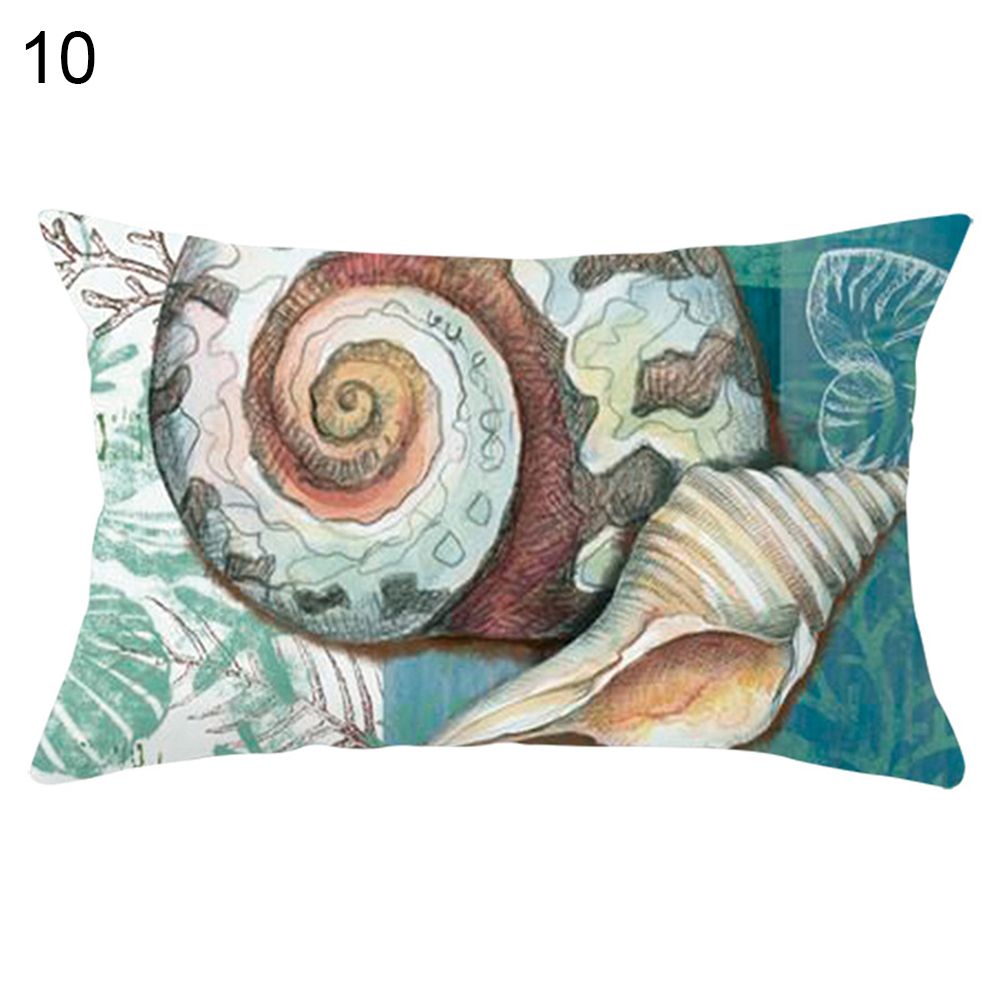 Mermaid/Starfish/Turtle Throw low Case Cushion Cover Sofa Bed Office Decor