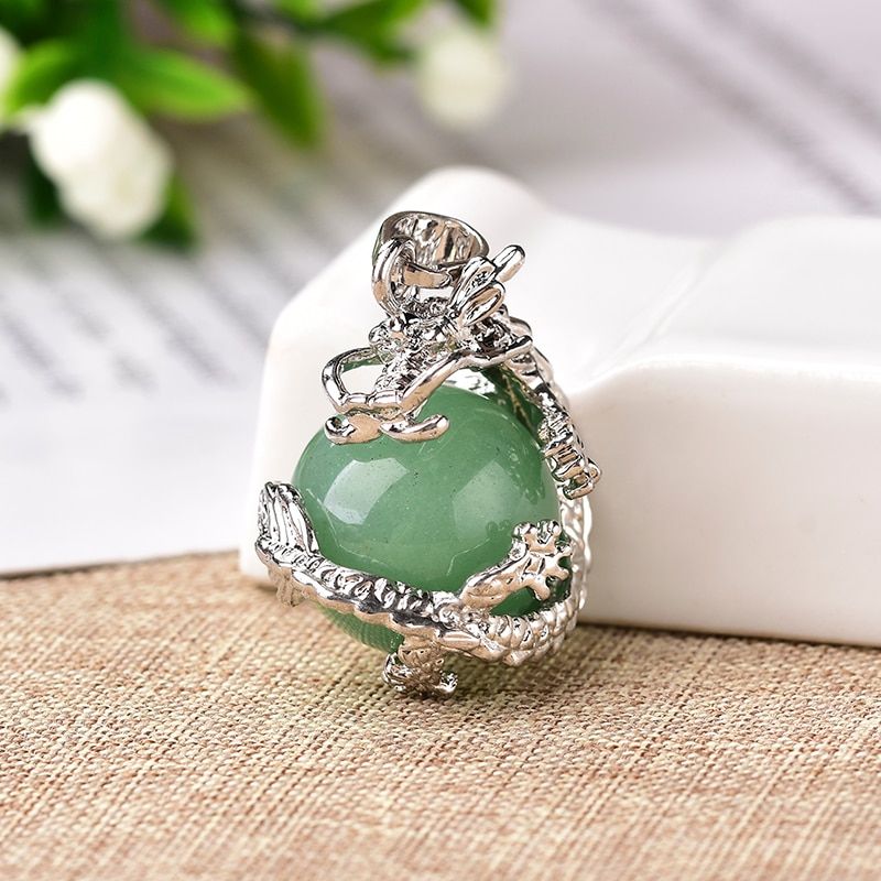 1PC Fashion Natural Crystal Stone Beads Choker Jewelry Handmade Pendant Necklace Reiki Health Amulet for Girl Womans Charm Gift