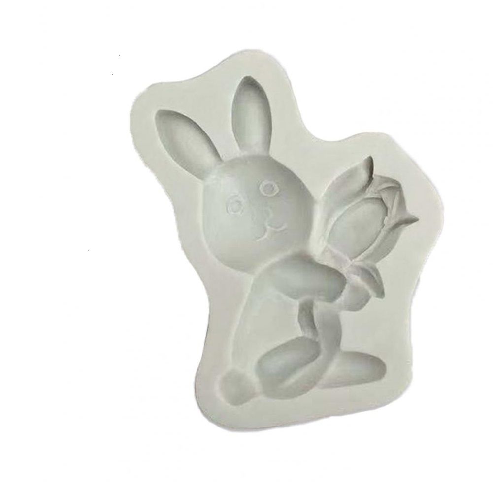 GC 3d Novel Shapes Easter Series Silicone  Mold Multipurpose Diy Chocolate Cookies Baking Tray Pastry Fondant Cake Decoration Tools specification:2 Easter eggs