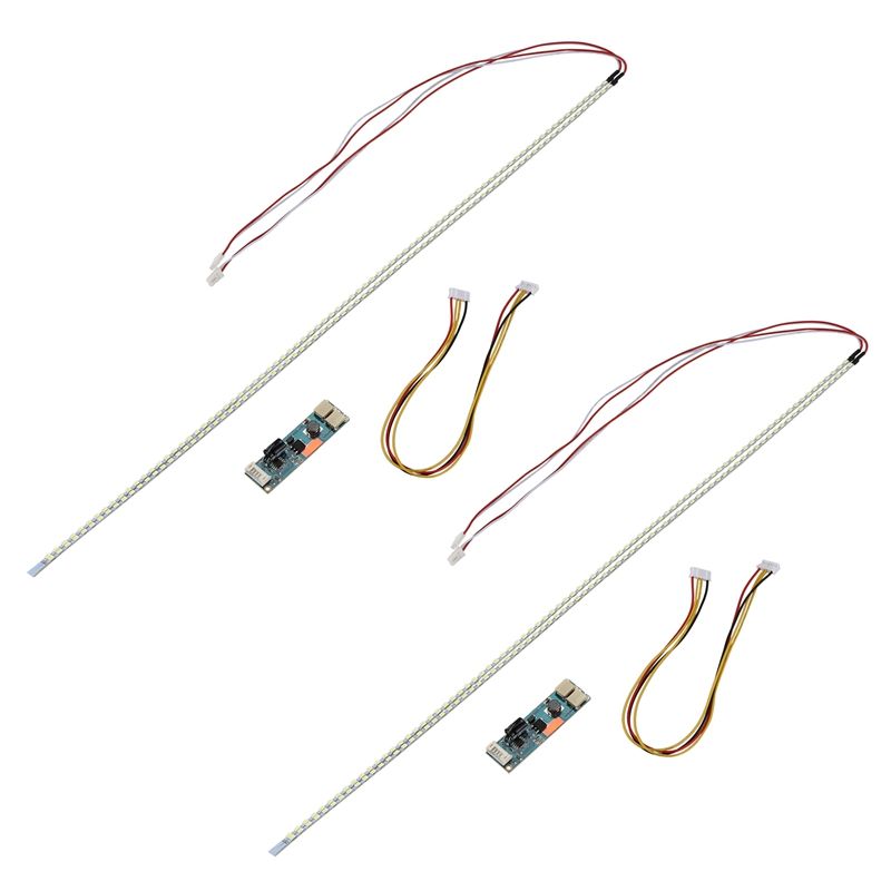 8X LED Backlight Strip Kit Update 22 Inch CCFL LCD Screen to LED Monitor 490mm