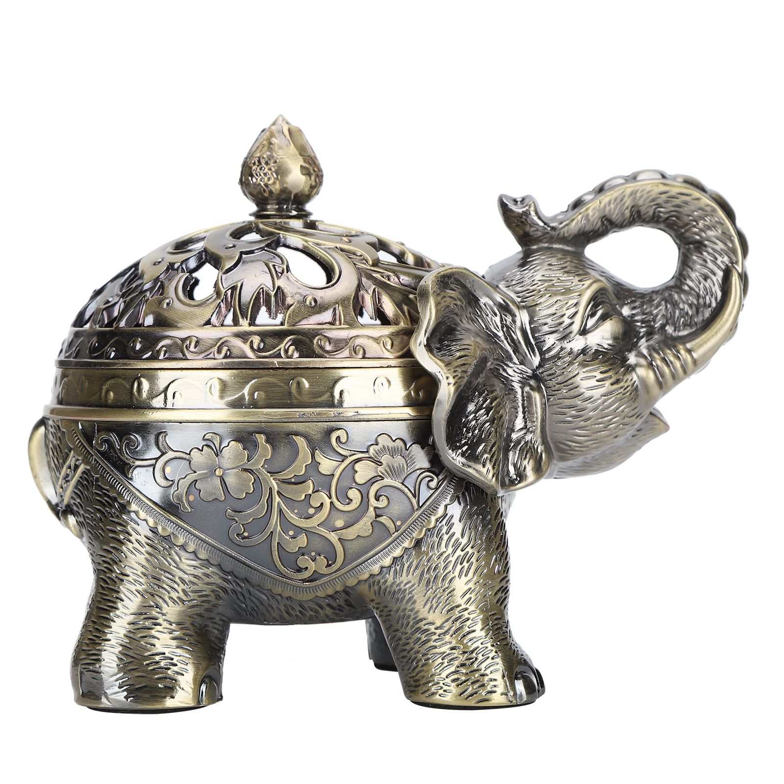 Incense Holder Standing Classic Delicate Hand‑carved 16x13x11cm for Home Decoration House Warmth