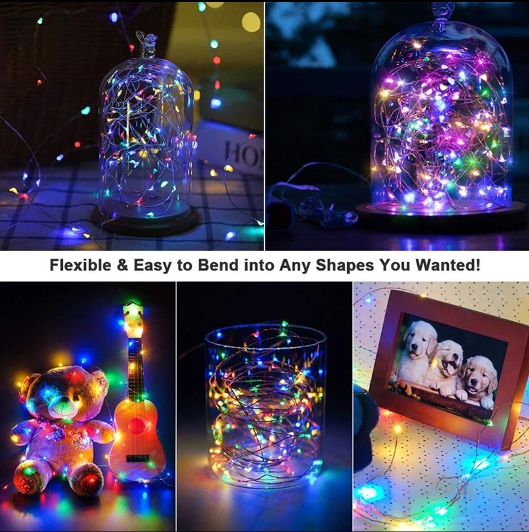 Battery Operated Decorative party Mini String fairy lights for decoration 50 pcs bulb-MHN